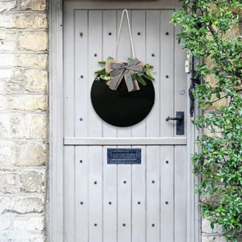 VILLCASE Unfinished Wooden Circles 24pcs Round Wooden Discs Blank Slices for DIY Crafts Door Hanger Sign Painting Christmas Decor 10cm VILLCASE