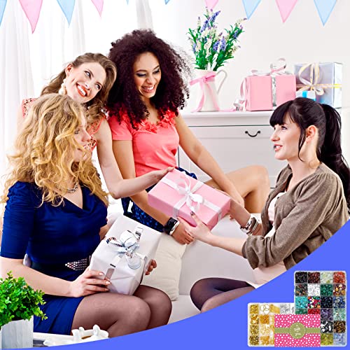 ygorios Jewelry Making Kit for Adults - 1760 PCS Crystal Beads for Jewelry Making, Jewelry Making Supplies with 960 PCS Crystal Beads, 800 PCS ygorios