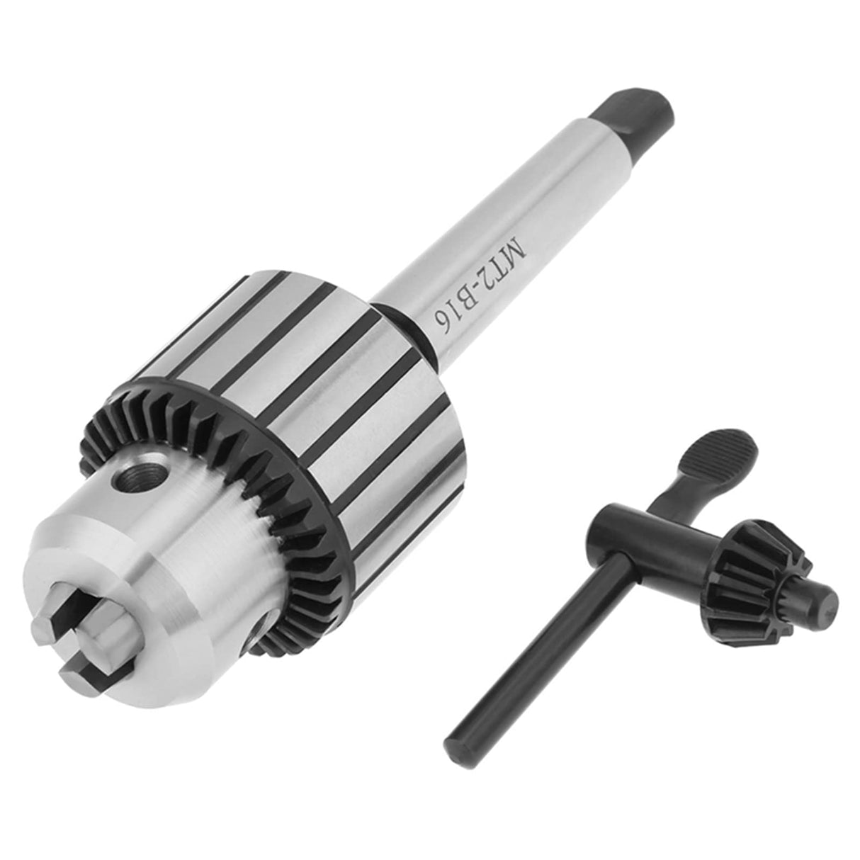 Vevor Metal Lathe Cu 1-13Mm acity Carbide Steel Mt2-B16 Arbor Key Type Drill Chuck Mini Lathe Tool Tbest