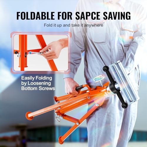 VEVOR Roller Stand, Heavy Duty 2500 LBS Load Capacity Tool Stand - 28"-52" Height Adjustable - Foldable Space-Saving Design - for Woodworking and VEVOR