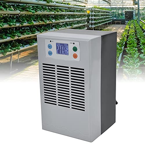 2 in 1 Water Chiller, 35L 1-3L Aquarium Heaters Aquarium Chiller for Axolotl Jellyfish Coral Reef Shrimp, 100W Smart Industrial Chiller with Pump Diydeg