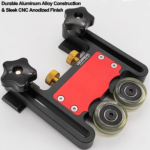 Versatile Bearing Roller Featherboards for Table Saw and Router Table Fence: Precise Cutting and Enhanced Safety with Featherboards for Table Saw ViewReal