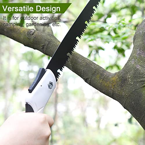 CAIDMOS Hand Saw, 12 inch Folding Hand Saw for Tree, Hand Pruning Saws with High-Manganese Steel Teeth for Smooth and Precise Cuts. Handsaws for CAIDMOS