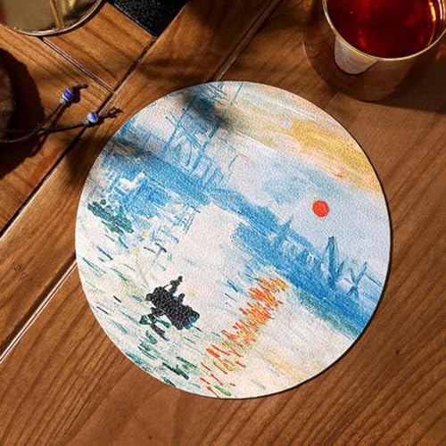VILLCASE Unfinished Wooden Circles 24pcs Round Wooden Discs Blank Slices for DIY Crafts Door Hanger Sign Painting Christmas Decor 10cm VILLCASE