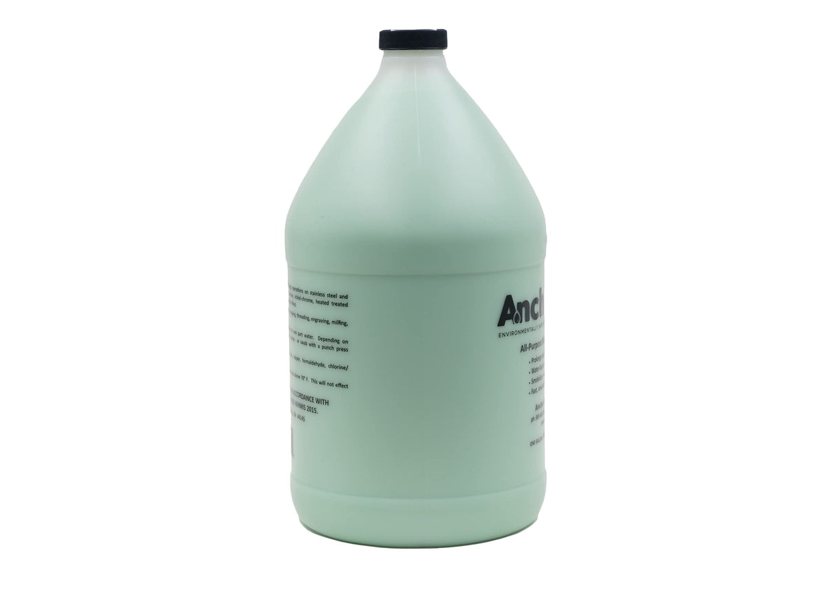 Anchorlube All-Purpose Metalworking Compound 1 Gallon - Water-Based Cutting Fluid for Drilling, Tapping, Sawing - Great on Stainless Steel | No Oil Anchorlube