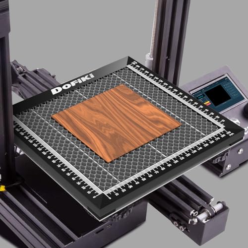 Dofiki Honeycomb Laser Bed 235mm x 235mm Laser Honeycomb Cutting Bed, 9.25” x 9.25” Small Metal Honeycomb Table Compatible with Ender 3 Ender 3 V2 Dofiki