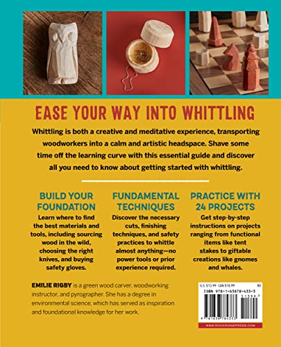 Whittling for Beginners: Step-by-Step Projects to Carve from Wood WoodArtSupply