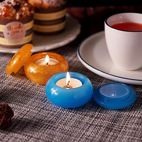 Resin Box Molds, Gartful Silicone Bottle Resin Molds with Lids, Storage Container Epoxy Casting Molds for Storing Jewelry Earrings, Rings, Coins, Gartful