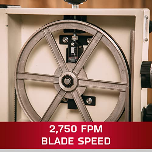 JET 10-Inch Woodworking Bandsaw with Stand, 1/2 HP, 1Ph 115V (JWB-10) Jet