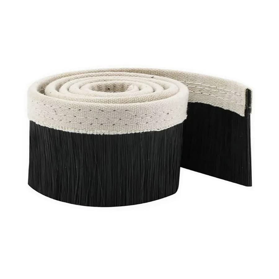 Nylon 1M Brush Vacuum Cleaner Engraving Machine Dust Collector Cover 70/100MM For CNC Router To Spindle Motor Milling Machine (Black/70MMX1M) Generic
