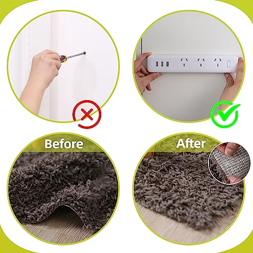 Aylaa Double Sided Tape Heavy Duty, Extra Large Double Sided Adhesive, Removable Double Stick Tape, Picture Hanging Strips, Sticky Carpet Tape, Aylaa