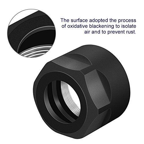 Clamping Nuts, 5pcs /set ER16A Nuts Collet Clamping Nut for ER CNC Milling Chuck Holder Lathe Hilitand
