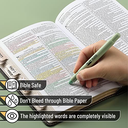 Mr. Pen- Gel Highlighter, 8 Pack, Pastel Colors, No Bleed, Markers for Bibles Mr. Pen