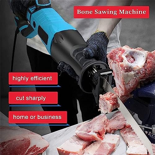 Commercial Bone Saw Machine Electric Froze Meat Bone Cutter,900W/1300W, 0-2800 RPM, Reciprocating Saw Sabre Saw 22mm/33mm Cutting Width, Tool-Free COMAAM