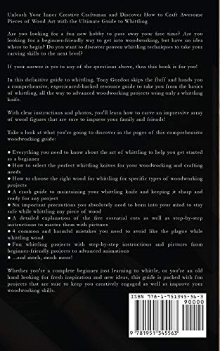 Whittling: A Step-by-Step Guide to Wood Carving and Fun Whittling Projects for Beginners WoodArtSupply