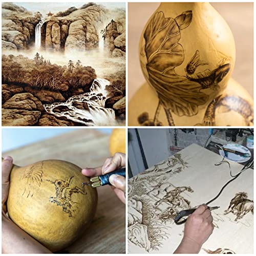 SAVITA 23pcs Wood Burning Nibs, Pyrography Wire Tips Replacement for Pyrography Machine Wood Burning Pen Tips for Pyrography on Gourds Wood Paper SAVITA