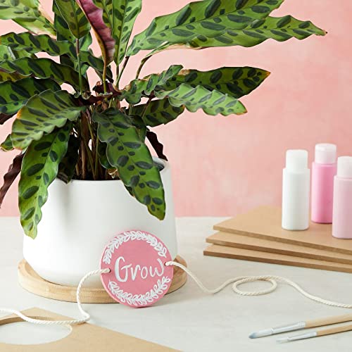 Bright Creations 6 Pack Unfinished Wood Planks for Crafts, Wall Decorations, Rectangular MDF Board 1/4 Inch Thick for DIY Projects, Art Classes, Bright Creations