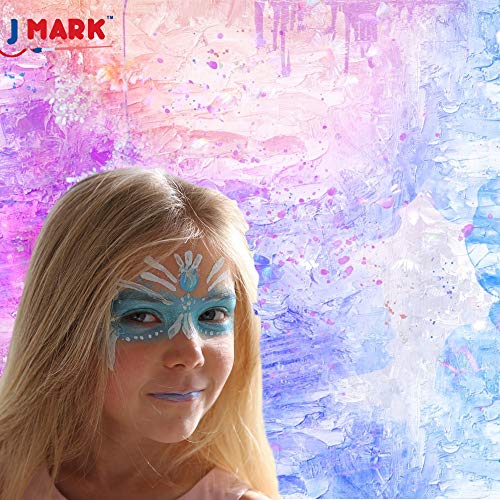 J MARK Pain Set for Kids – Acrylic Kids Painting Kit with Storage Bag, Washable Paints, Easel, Canvases, Brushes and More, Complete Kids Painting Set J MARK