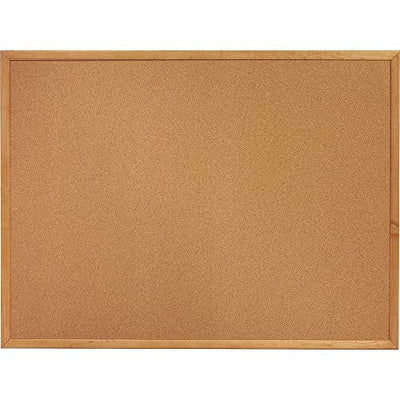 Lorell Oak Wood Frame Cork Board 18" x 24"