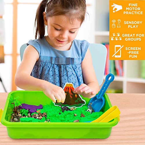 Made By Me Explore + Create Dino Galaxy Sensory Bin, Fun Sensory Bins for Toddlers 3+, All-in-One Tactile Sensory Toys, Learn Through Play Toys, Made By Me