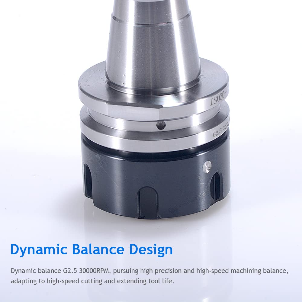 HOZLY 5PCS/Lot ISO30 ER32-45L Balance Collet Chuck G2.5 30000RPM CNC Tool Holder With Pull Stud Milling Lathe HOZLY