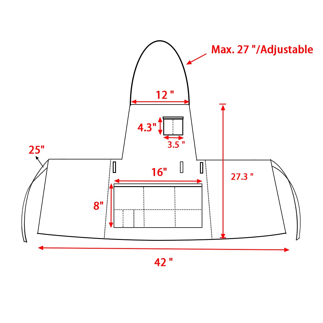 FreeNFond Adjustable Artist Apron with Pockets for Women Men Canvas Painting Aprons for Arts Gardening Utility or Work FreeNFond