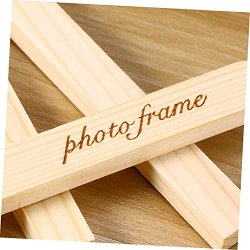 DECHOUS 3pcs mini photo easel wedding picture frame Photo Display stand DIY picture frames photo collage kit braces kit wedding photo frame DECHOUS