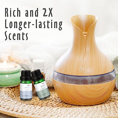 Fragrance Oils, MitFlor Hotel Collection Diffuser Oil for Home, Soap & Candle Making Scents, Aromatherapy Essential Oils Gift Set 6x10ml, Lemon & MitFlor