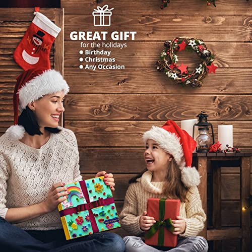 MY CREATIVE CAMP Beginner's Quilling Kit - DIY Craft Kit for Kids and Adults - 10 Projects with Instructions, Storage Box, Gem Stickers, Tools, MY CREATIVE CAMP