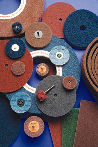 Standard Abrasives Buff and Blend HS Disc 860708, 6 in x 1/2 in A VFN Pink (Pack of 10) Standard Abrasives