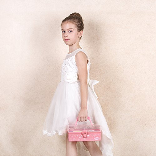 Funtopia Plastic Art Box for Kids, Multi-Purpose Portable Storage Box/Sewing Box/Tool Box for Kids' Toys, Craft and Art Supply, School Supply, Office Funtopia