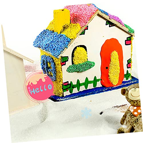 Toddmomy 15 pcs Small House Coin Bank House Craft Kit Unfinished Craft Houses Craft for Kids Unfinished Coin Bank DIY Coin Bank Kid Piggy Bank Doddle Toddmomy