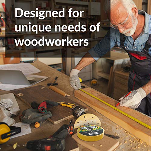 HIPPIE CRAFTER 3 Pk Double Stick Tape Double Sided Woodworking Tape 1" inch Wide Wood Tape for Woodworkers CNC Machines Routing Templates Strong HIPPIE CRAFTER