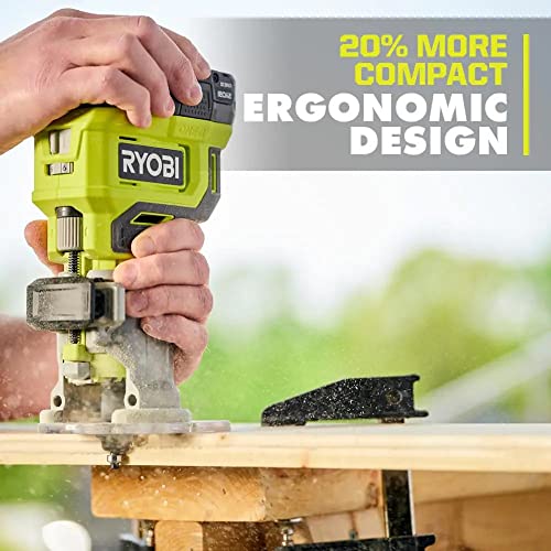 ONE+ 18V Cordless Compact Fixed Base Router (Tool Only) Pacroban
