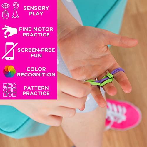 Made By Me Ultimate Weaving Loom, Includes 378 Craft Loops & 1 Weaving Loom with Tool, Makes 25 Projects, 9 Rainbow Colors of Weaving Loops, Hook & Made By Me