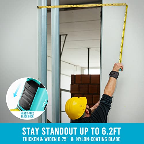 MiLESEEY DT20 Laser Tape Measure 3-in-1, 130FT Laser Distance Meter, 16FT Digital Tape Measure, Regular Tape Measure, Area Volume Measuring MiLESEEY