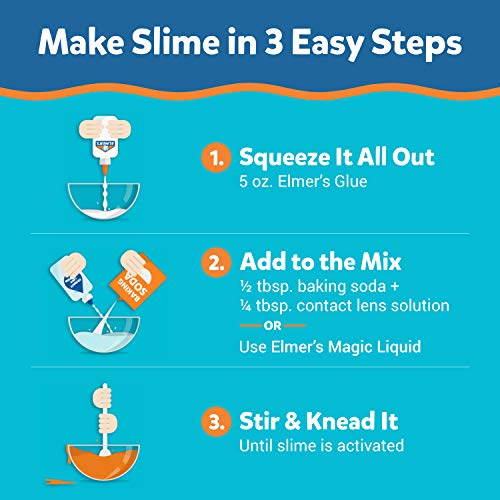 Elmer's Liquid School Glue, Washable, 4 Ounces Each, 12 Count - Great for Making Slime Elmer's