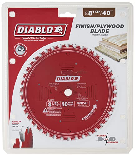 Freud 8-1/4-Inch 40 Tooth ATB Finishing Saw Blade Freud