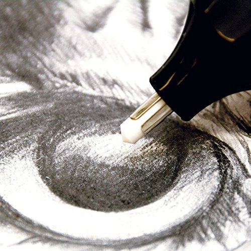 Mont Marte Electric Eraser, Includes 30 Eraser Refills. Suitable for use with Graphite Pencils and Color Pencils. MONT MARTE