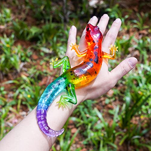 LET'S RESIN Resin Molds Silicone, 2 Pcs Animal Epoxy Resin molds with Realistic Frog and Lizard Shapes, 3D Lifelike Silicone Molds for Epoxy Resin, LET'S RESIN