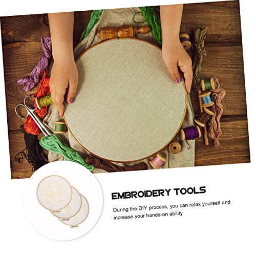 COHEALI 6 Sets Embroidery Material Pack Beginner Embroidery Kit Unfinished Stitchwork Art DIY Embroidery Material Embroidery Kit for Adults Craft Kit COHEALI