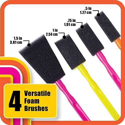 Mod Podge Complete Decoupage Kit-Two 16oz Bottles Waterbase Sealer/Glue (Matte Gloss Finish) with 4-pk Foam Brush Set, Clear Mod Podge