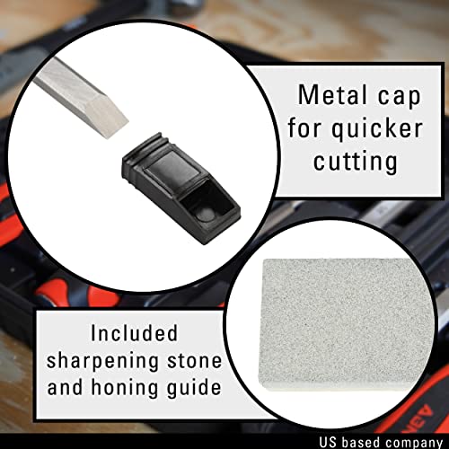 Deadwood Crafted Tools 13pc Wood Carving Chisels and Sharpening Set - Premium Wood Working Tools and Equipment Deadwood Crafted Tools