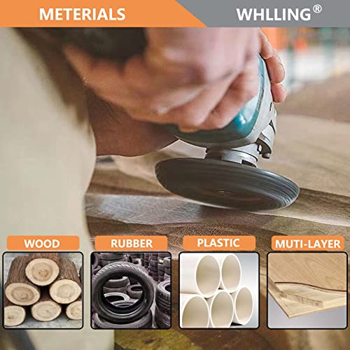 4PCS Wood Carving Disc Set for 4" or 4 1/2" Angle Grinder with 5/8" Arbor, Grinding Wheel Shaping Disc for Wood Cutting, Wood Shaping Carving Disc, WHLLING