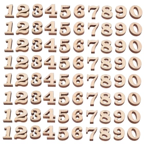 FOYTOKI 100pcs Wood Chips Child Letter Manual Wood Blanks Wooden Cutouts Accessories Wood Embellishments Accessories Decorations Paper Cut Wood FOYTOKI