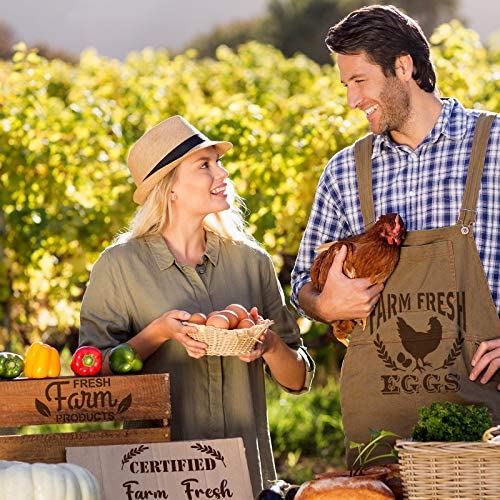 20 Pieces Farmhouse Stencils Reusable Farm Painting Stencils Farm Theme Drawing Art Template for Scrapbooking Drawing Tracing DIY Furniture Wall Zonon