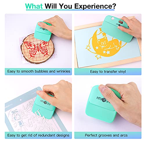 HTVRONT Vinyl Scraper - 2Pack Scraper Tools for Vinyl, Craft Weeder Vinyl Tool Kit Basic Tool-Scraper for Vinyl HTVRONT