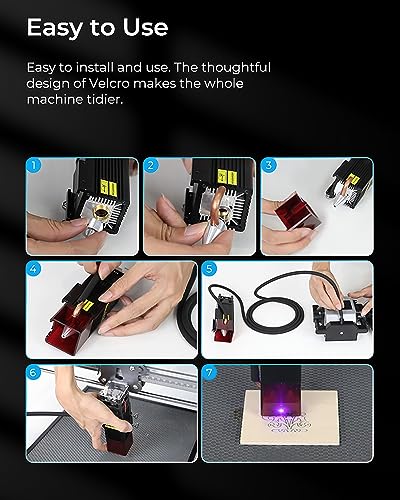 Creality Official Air Assist for CR-Laser Falcon 10W, 22 L/min Adjustable Air Assist Pump, for Laser Cutter and Engraver, Blow Away Smoke and Dust, Creality