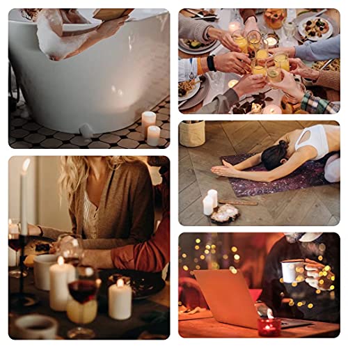 Visgaler 50 Set Natural Wood Wicks for Candle Making, 5.1 X 0.5 X 0.04 Inch Double-Thickness Wood Wick, Smokeless Crackling Wooden Wicks with Iron Visgaler