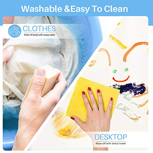 MayMoi Washable Tempera Paint Sticks | Non-Toxic, Quick Drying & No Mess Paint Sticks for Kids (24 Bright Colors, 6g) MayMoi